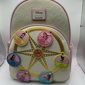 Loungefly Disney Princess Backpack - Pink and Cream New With Tags